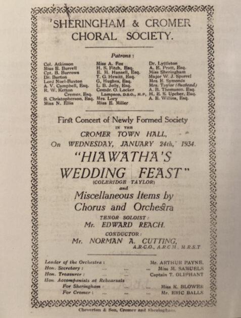 SCCS First Concert 1934