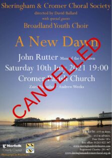 'A New Dawn' Concert Cancelled